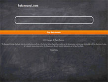 Tablet Screenshot of hotannunci.com